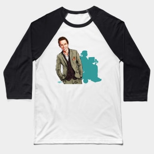 Eddie Redmayne - An illustration by Paul Cemmick Baseball T-Shirt